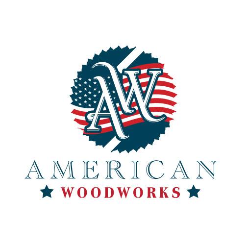 American Woodworks logo design