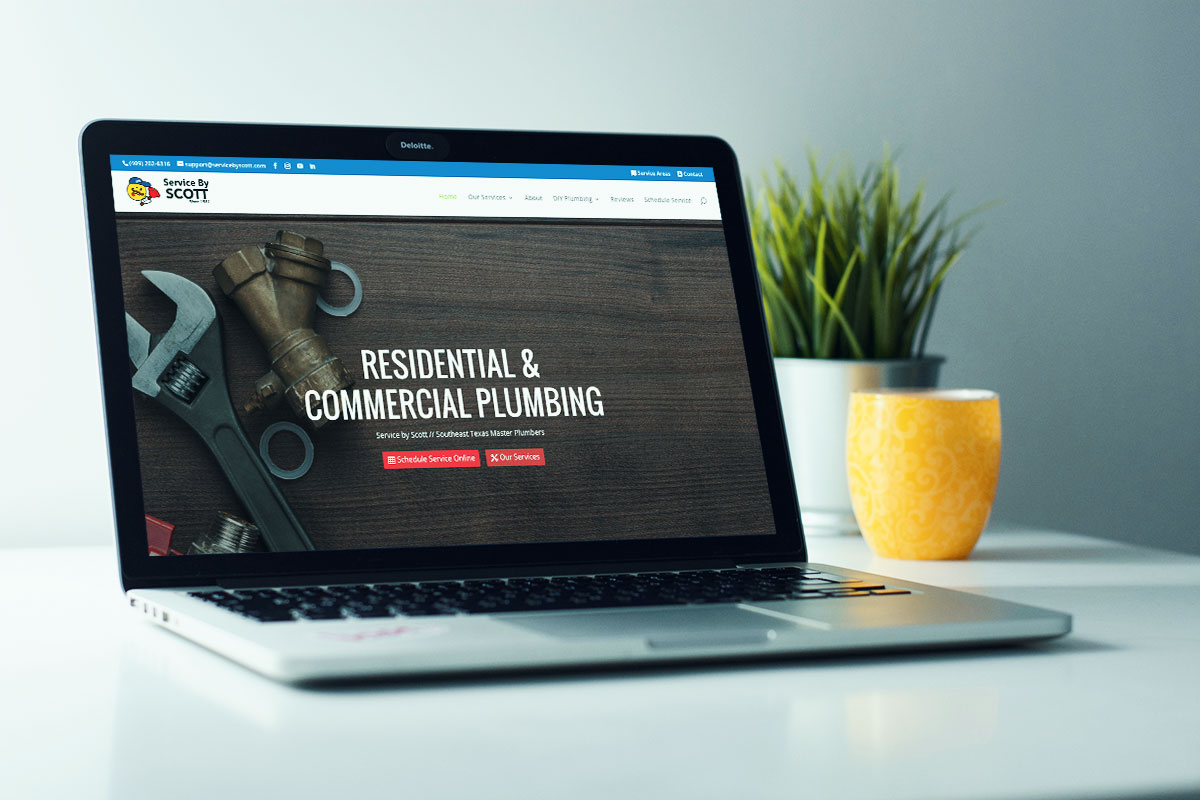 Service by Scott custom WordPress website